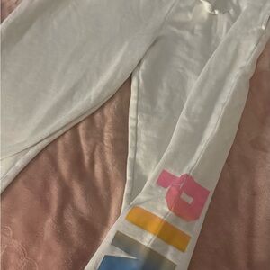 PINK Victoria's Secret White Lounge Pants